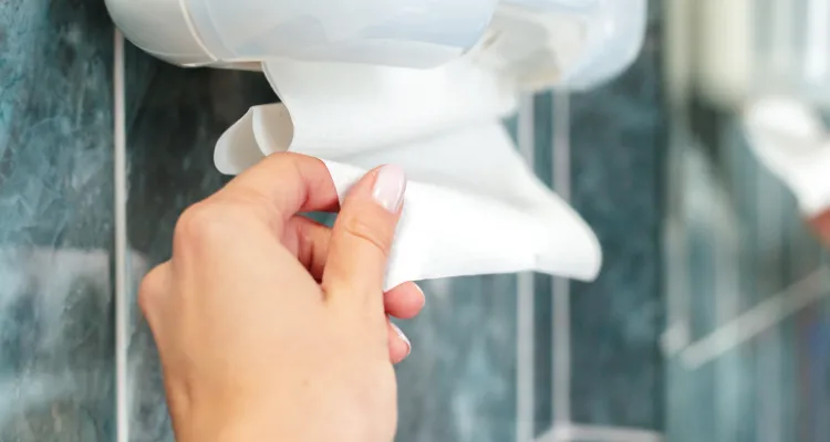 Distributeurs papier toilette mixte