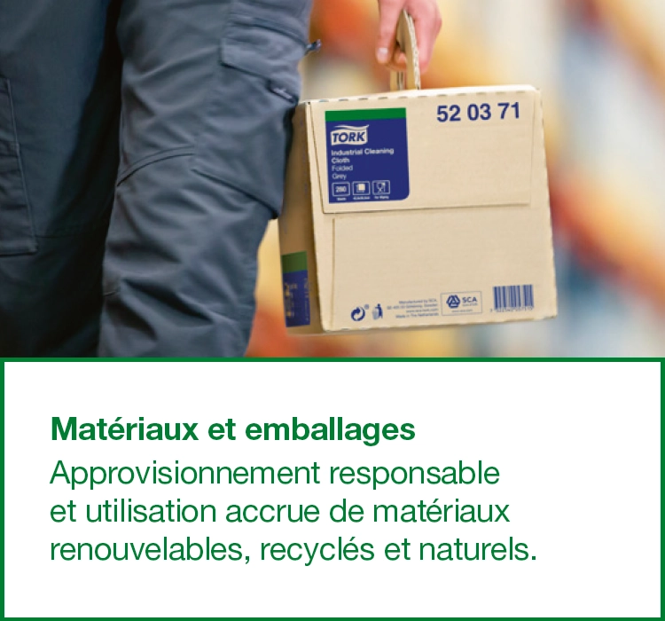 Matériaux et emballages