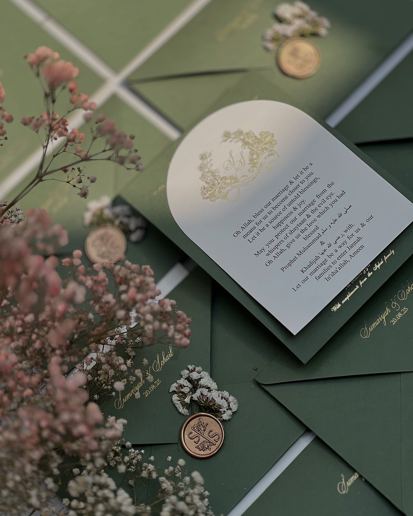 Sage & Gold Nikkah Suite