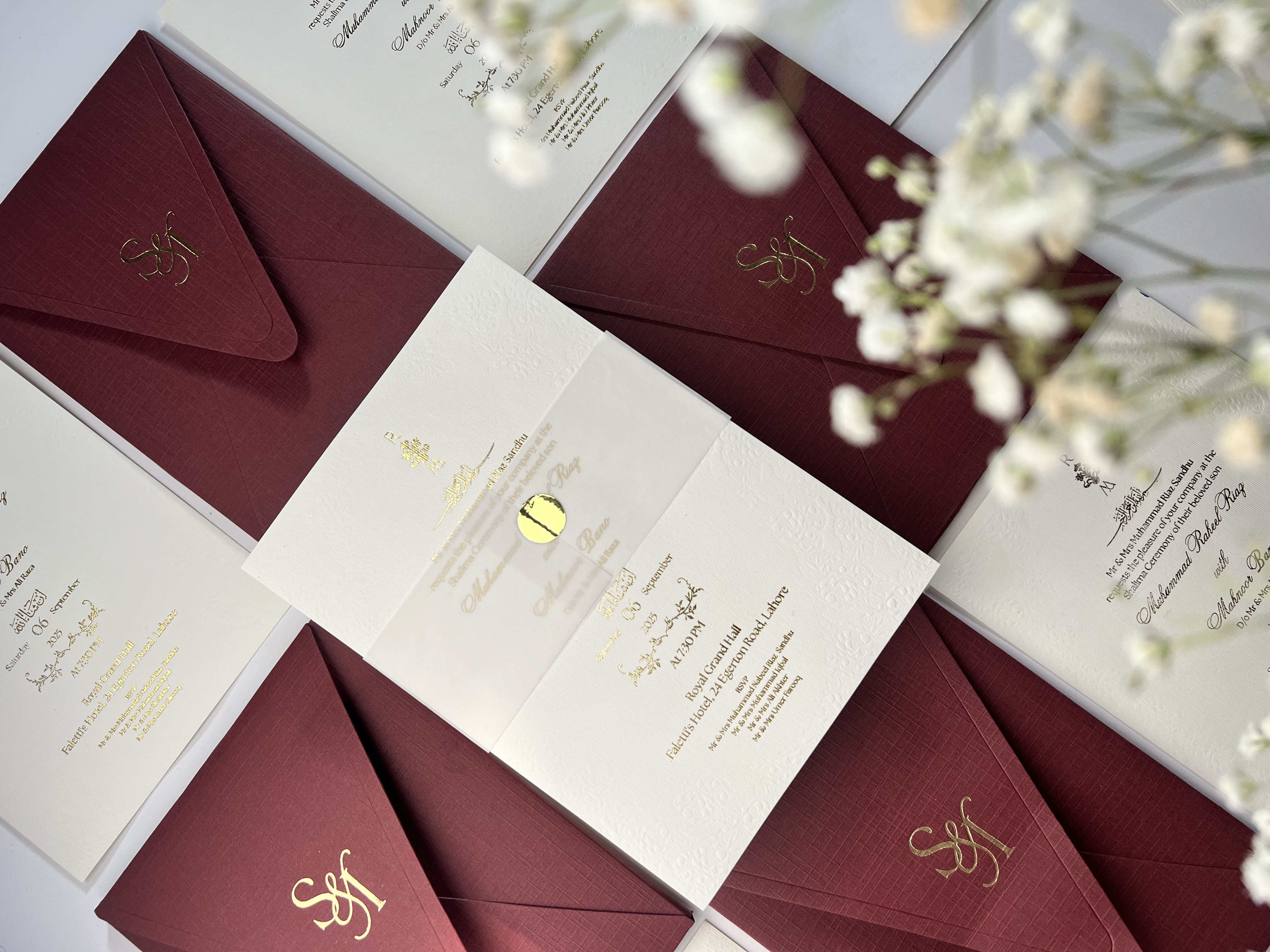 Burgundy Shalima Elegance