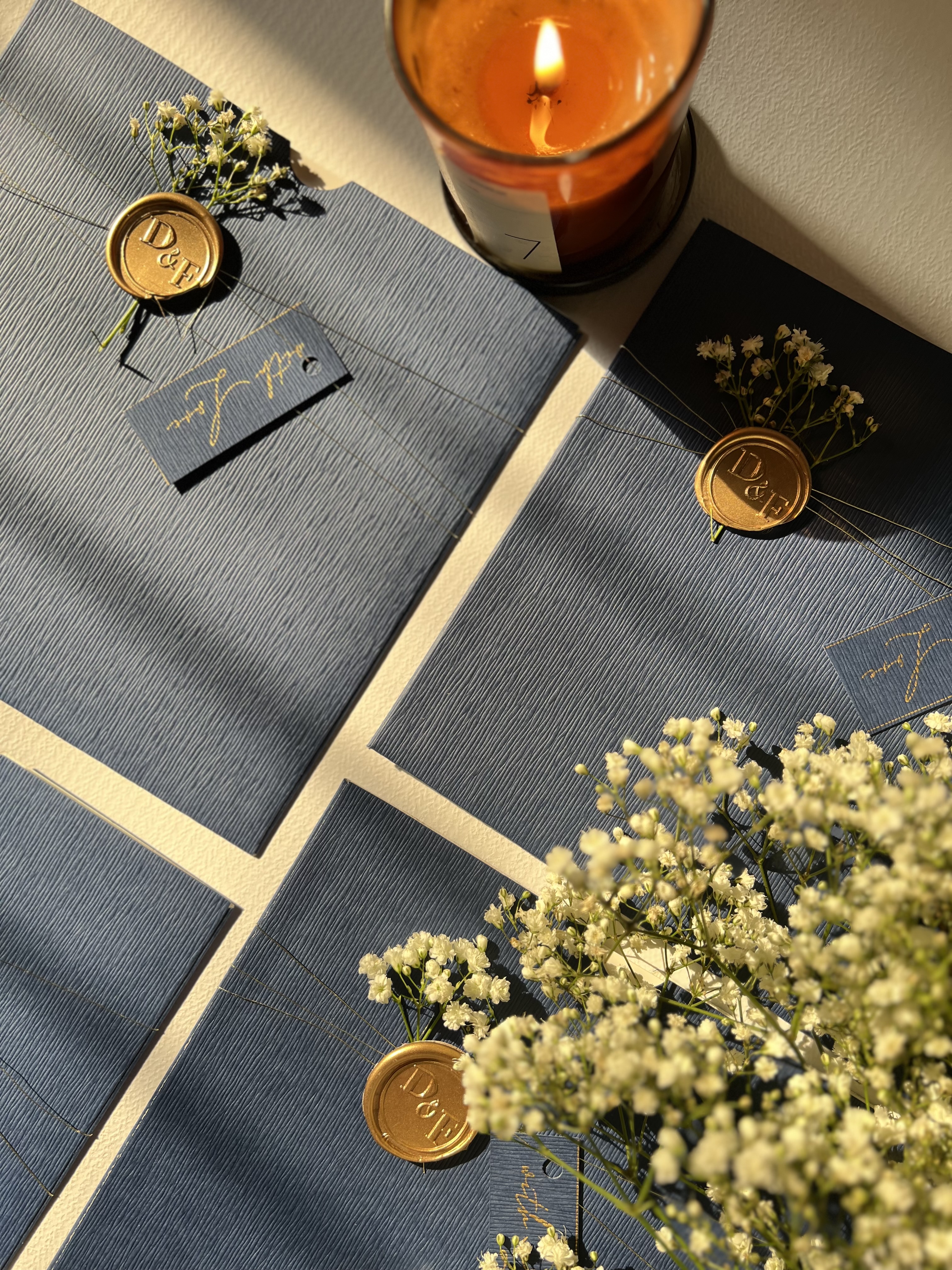 Denim Blue Nikkah Suite