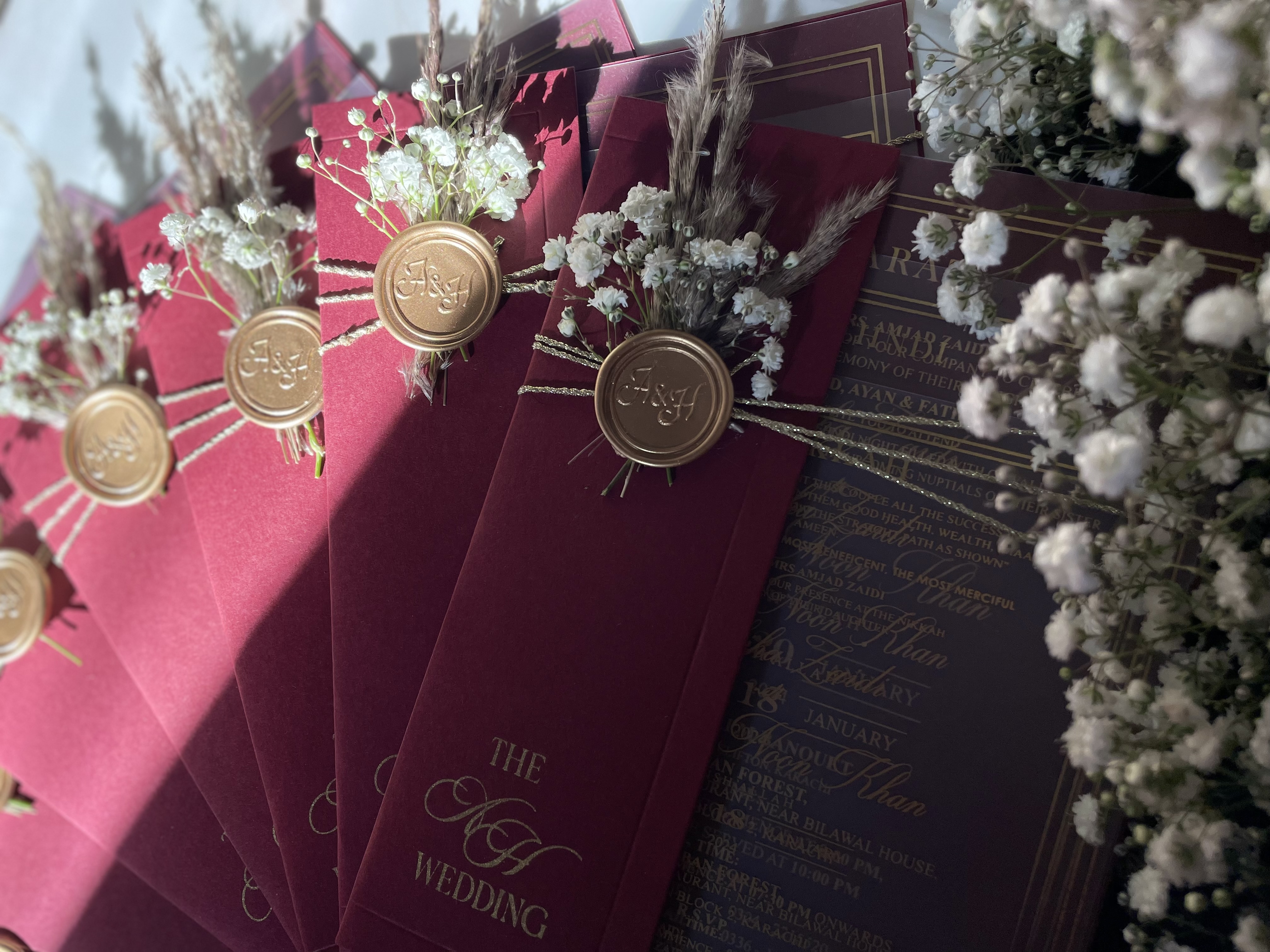 Crimson Pampas Wedding Suite