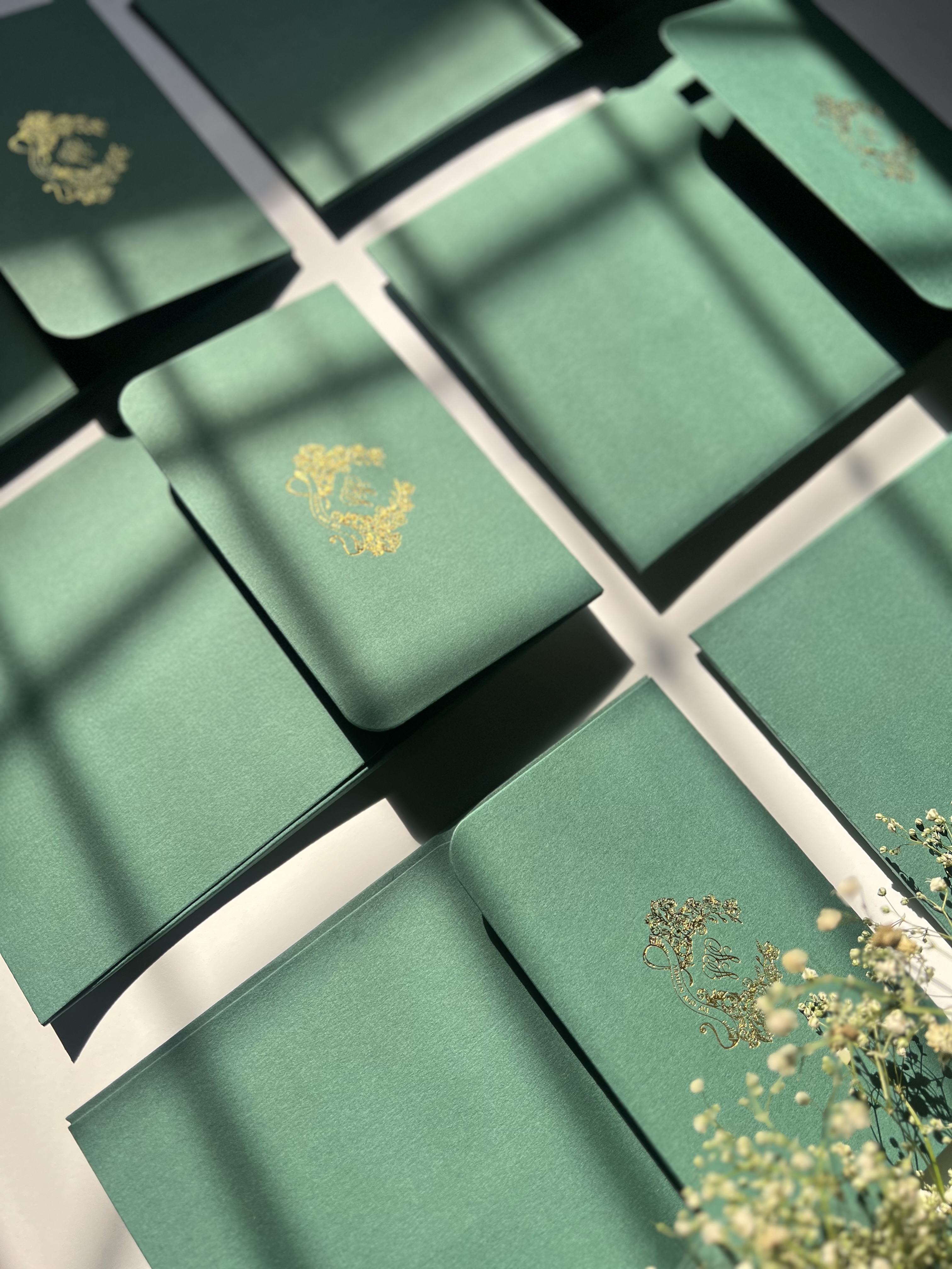 Emerald Mehendi Envelope