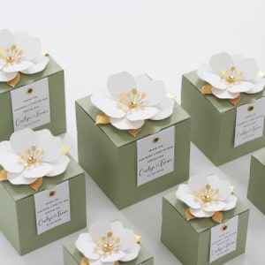 Sage Green Floral Bid Box