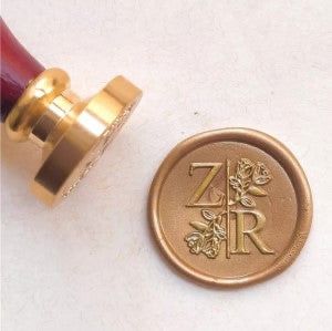 Custom Initial Wax Seal detail view