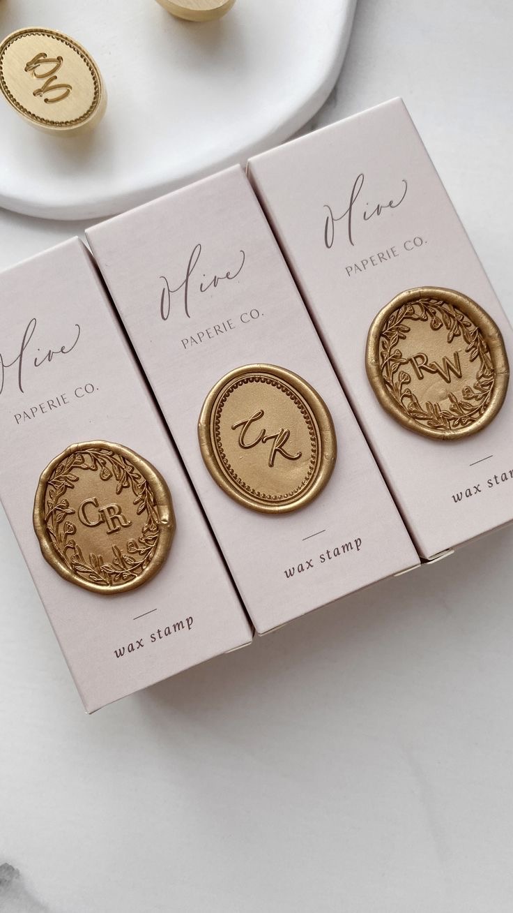Custom Initial Wax Seal detail view