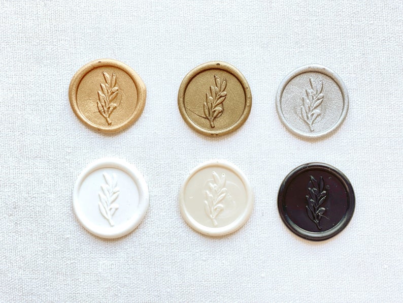 Leaf Wax Seal detail view