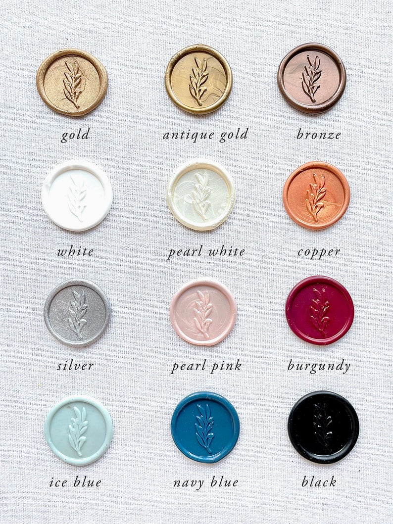 Leaf Wax Seal detail view