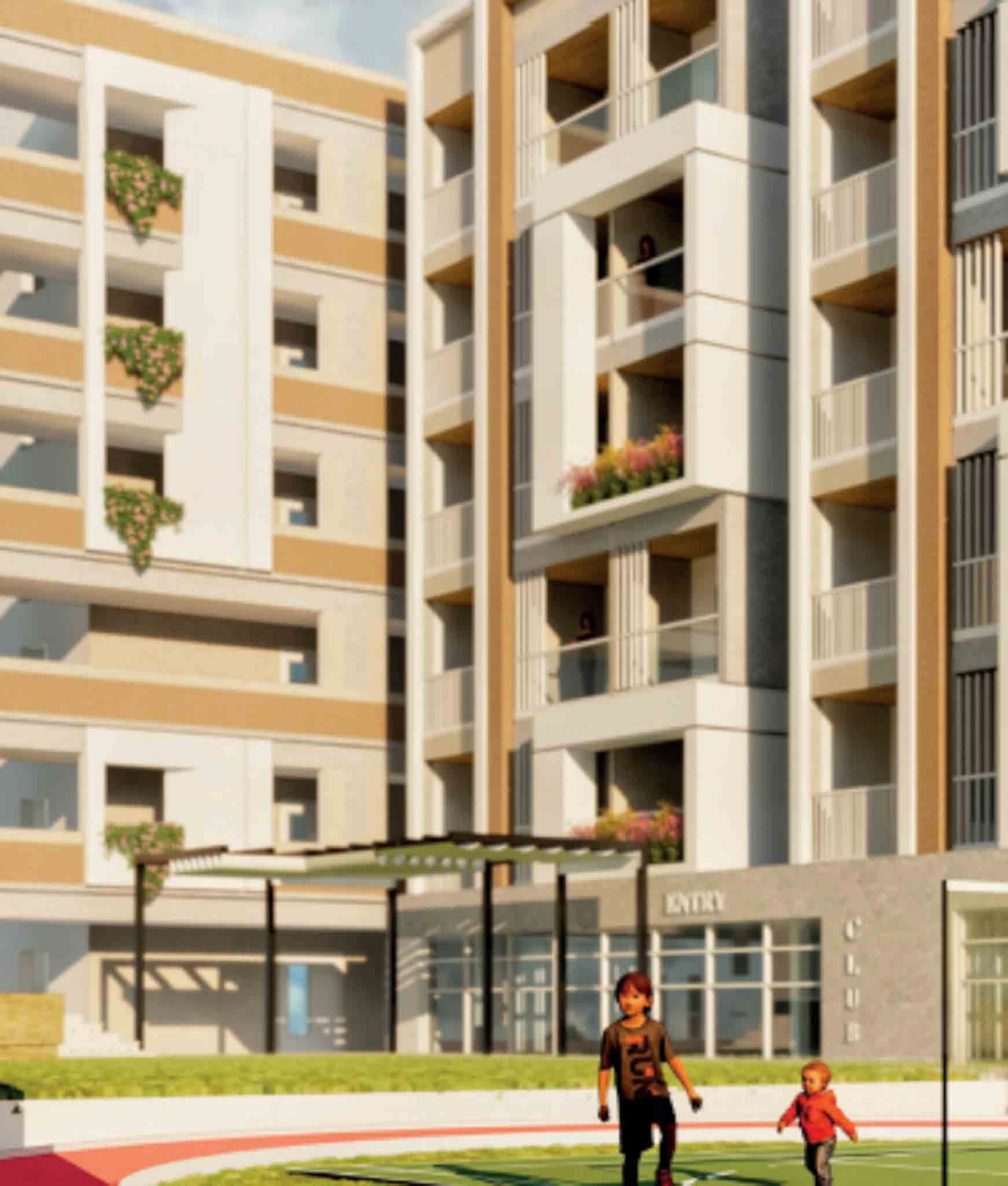 Regalia Krishna Kunj Central Courtyard, Quthbullapur, NH 7 – view 16