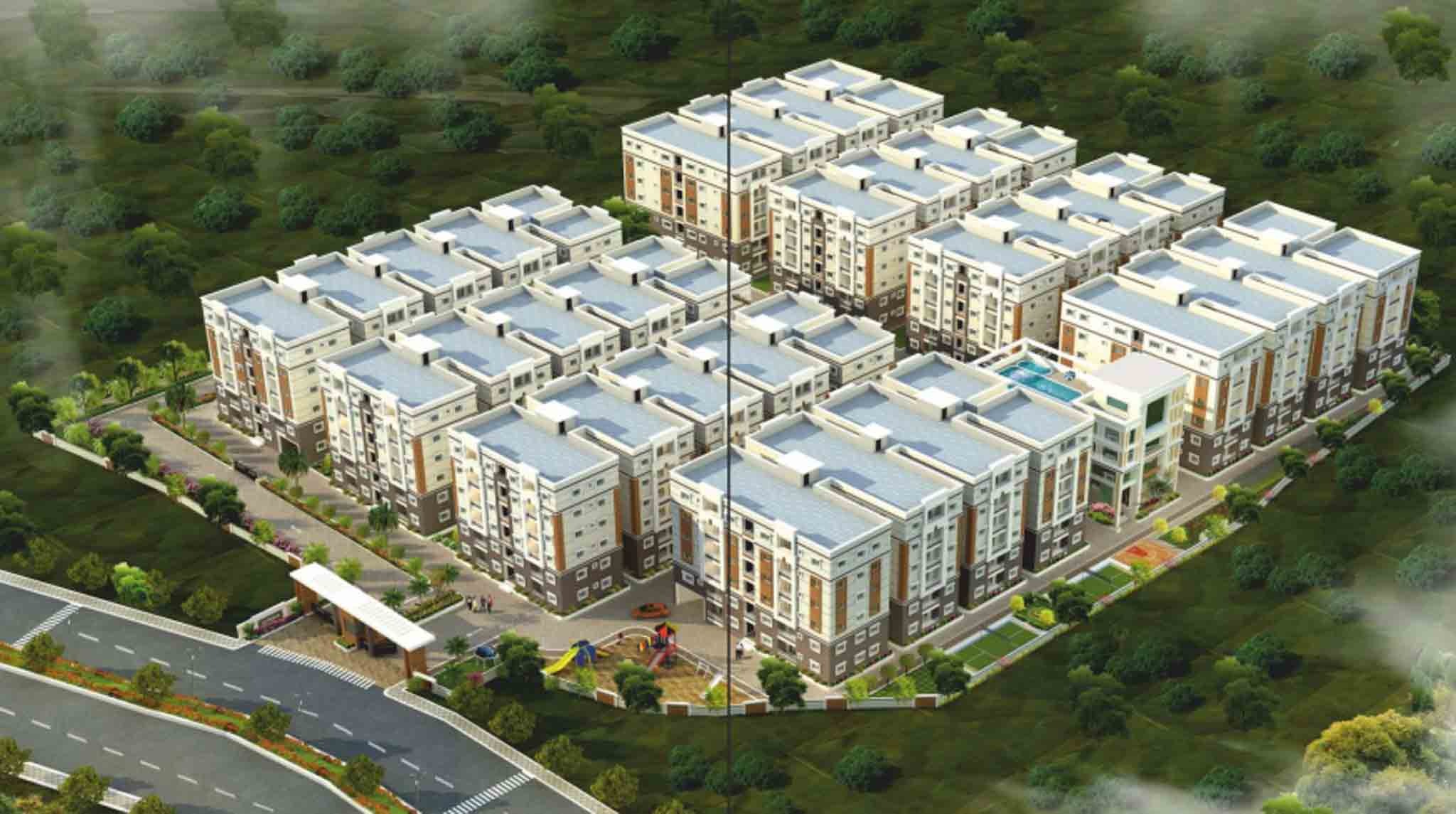 Regalia Krishna Kunj Central Courtyard, Quthbullapur, NH 7 – view 12
