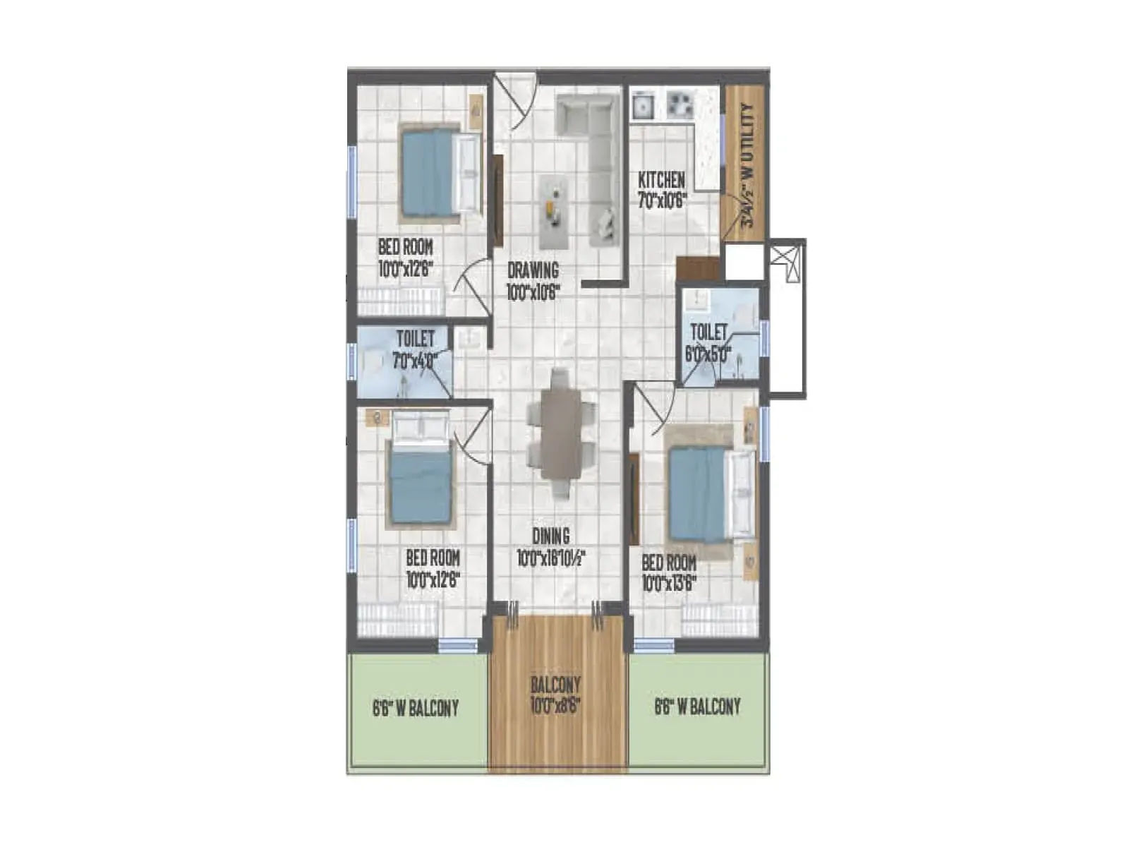 Confident Ridge, Chanda Nagar – view 15