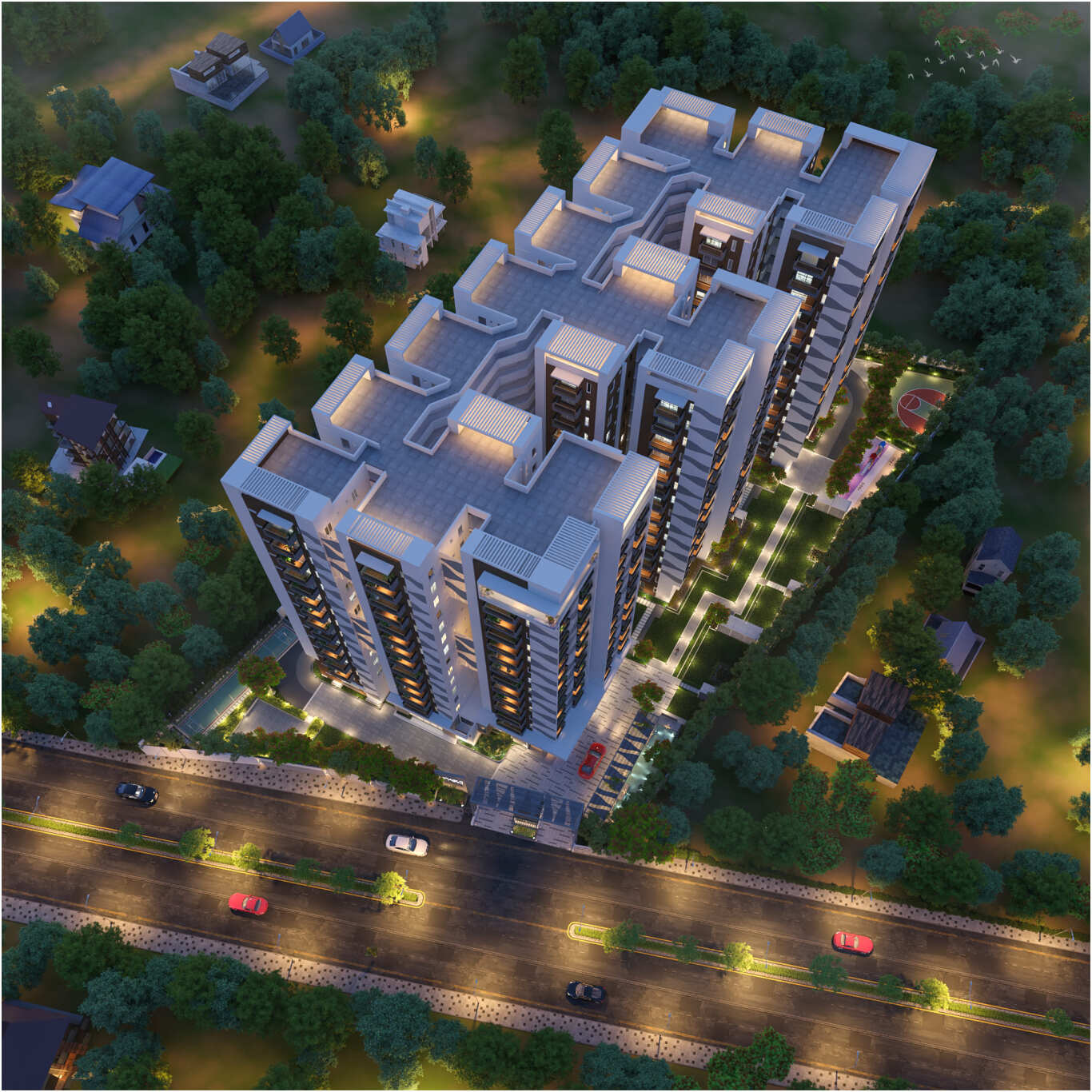 Ira Miracle, Kollur, Outer Ring Road – view 2