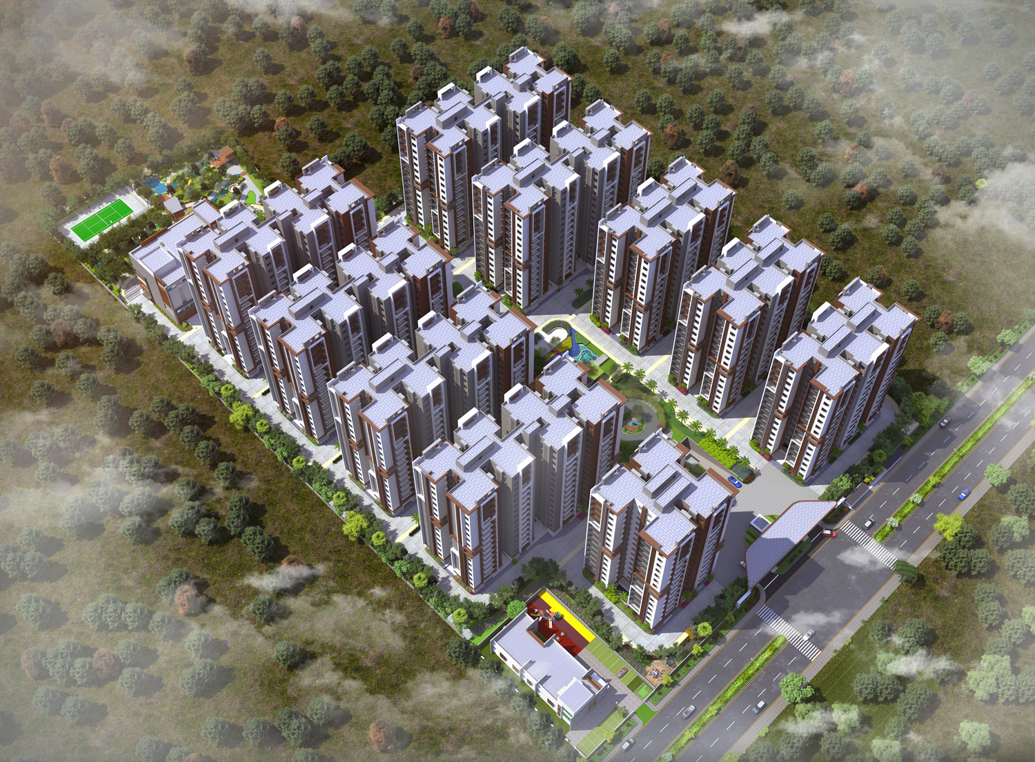Aparna Kanopy Yellow Bells, Gundlapochampally, Outer Ring Road – view 2
