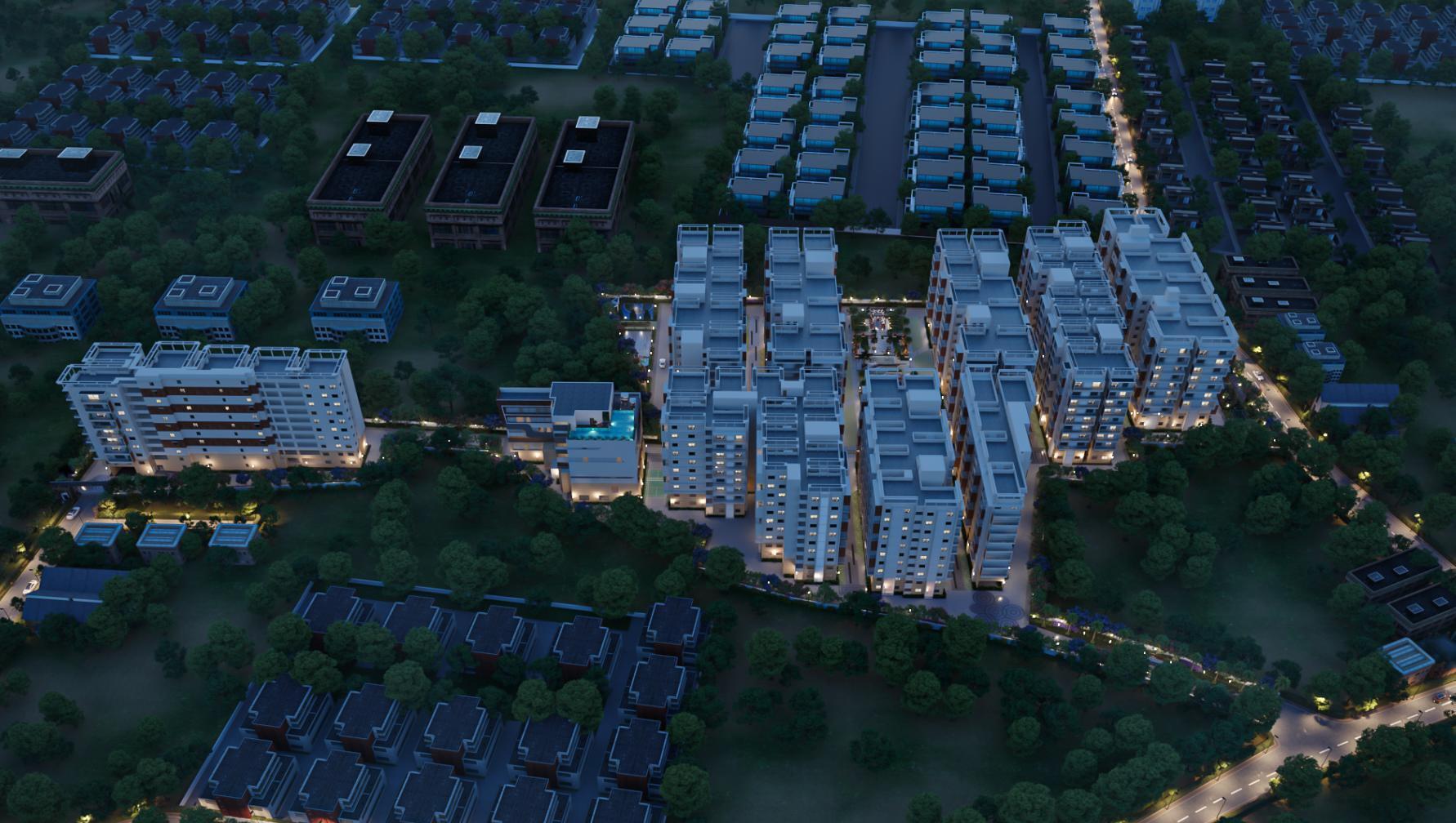 Fortune Greenspace Celestial, Kokapet, Outer Ring Road – view 2