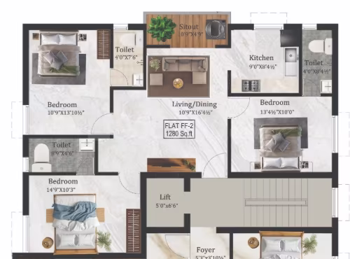 MS Charan Divine, Perungalathur – view 5