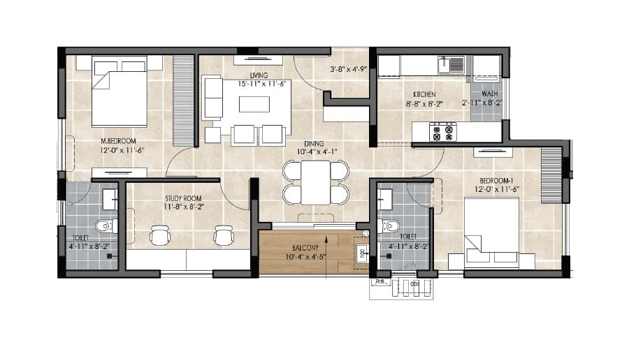 Silversky The Edge, Madhavaram – view 5