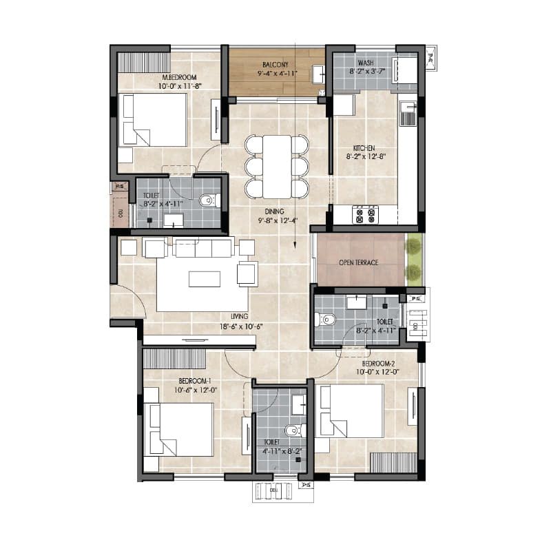 Silversky The Edge, Madhavaram – view 4