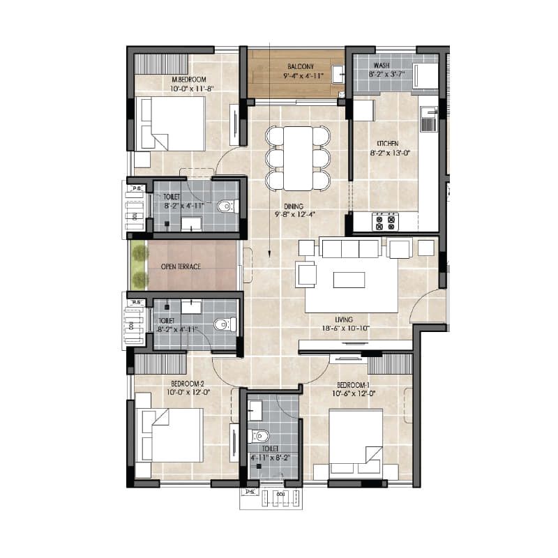 Silversky The Edge, Madhavaram – view 3