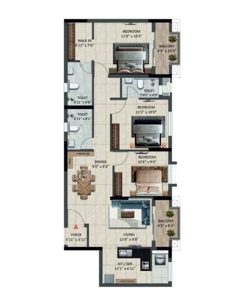 S&P New Haven Ribbon Walk, Mambakkam – view 8