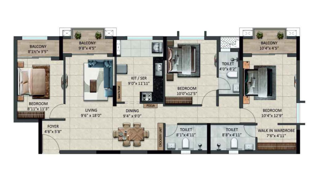 S&P New Haven Ribbon Walk, Mambakkam – view 4