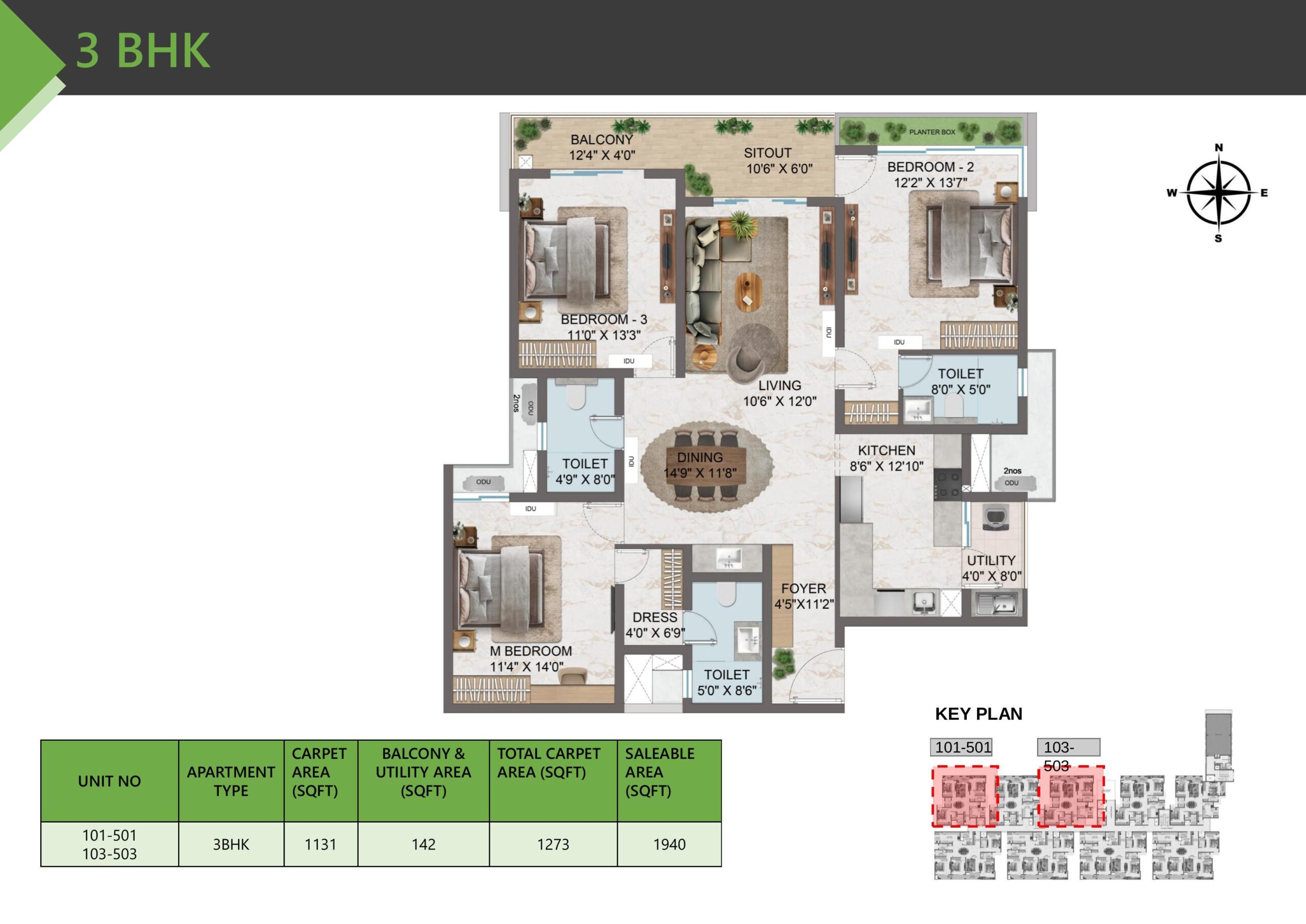 Sidharth Solitaire, Ekkatuthangal – view 4