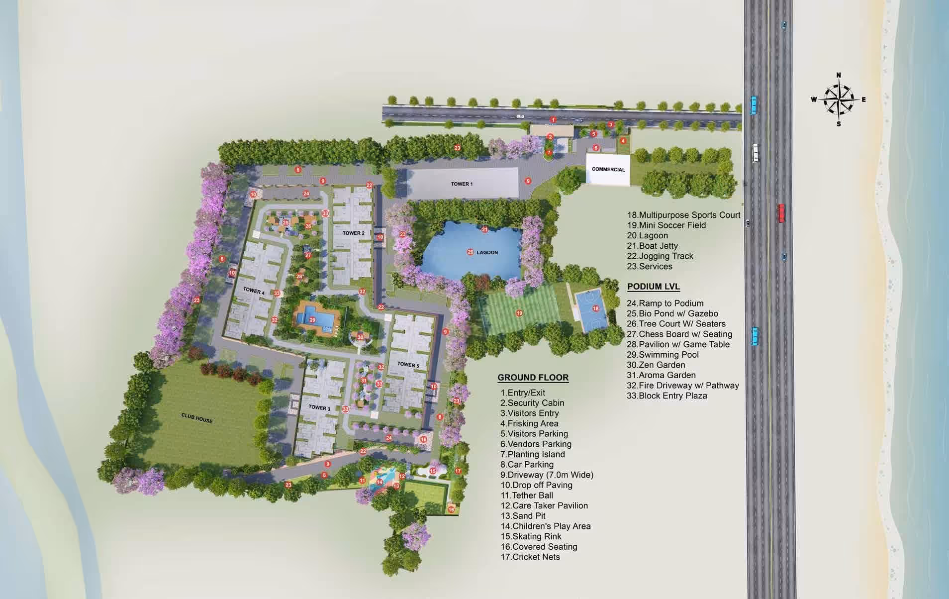 Voora One Sea, Kanathur – view 8
