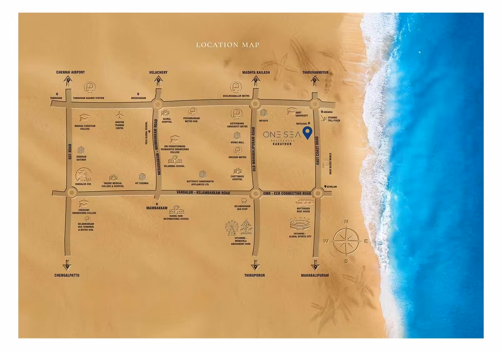 Voora One Sea, Kanathur – view 7