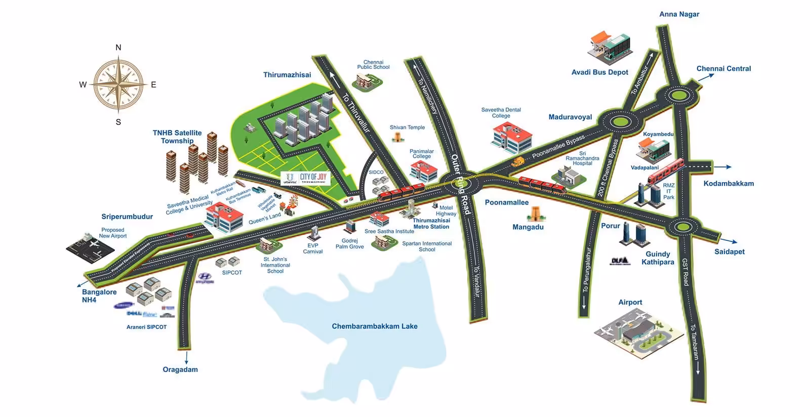 Urbanrise City of Joy, Thirumazhisai – view 12