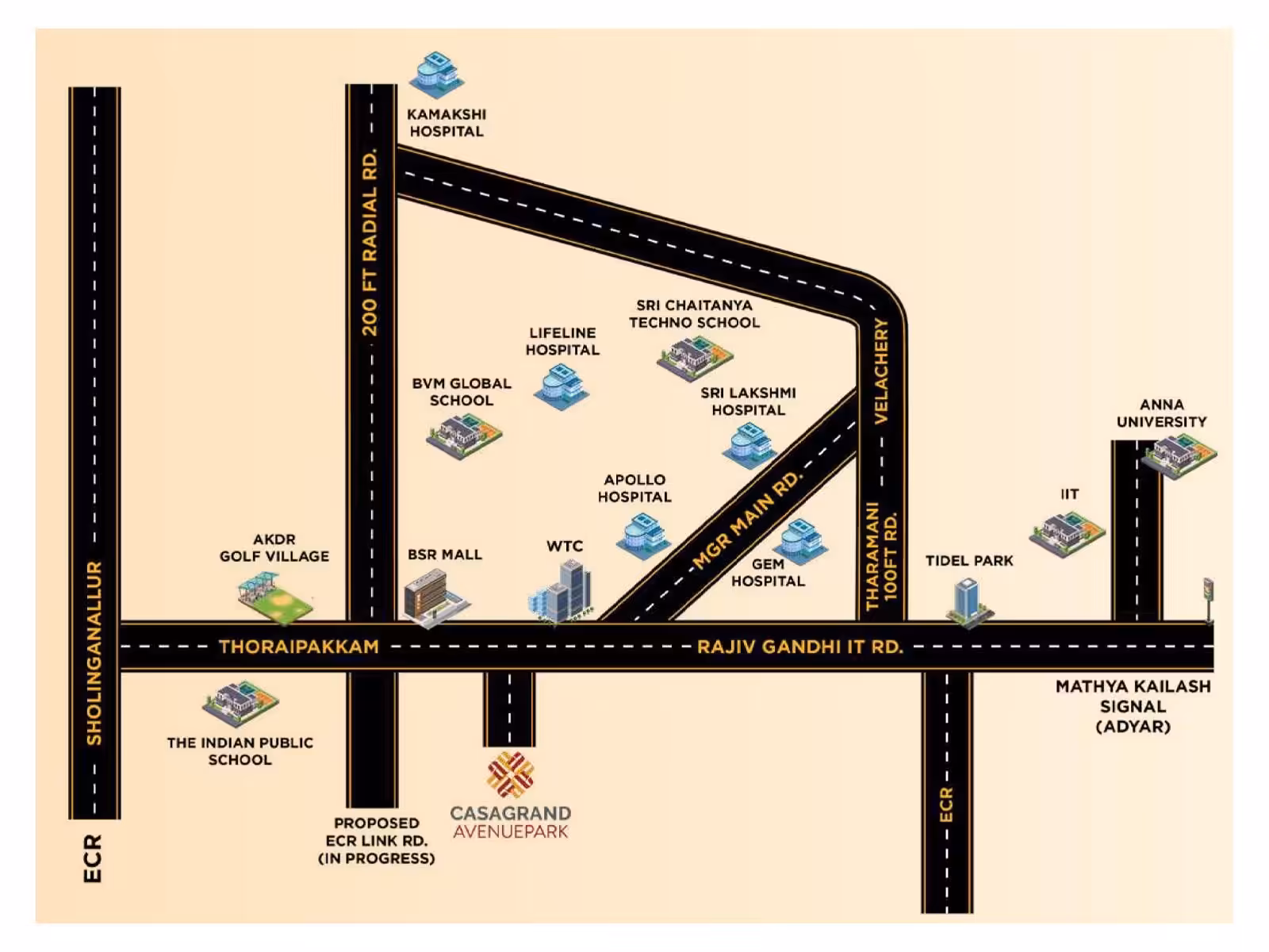 Casagrand Avenue Park, Perungudi – view 8