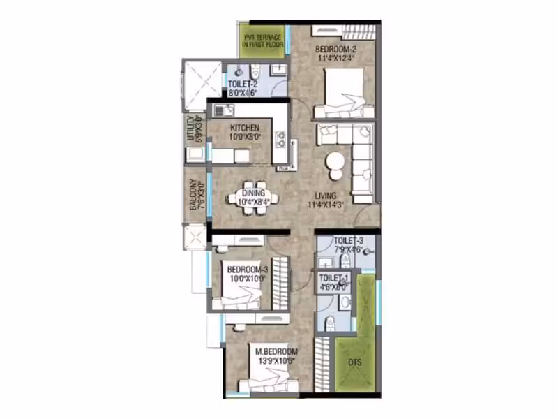 KG Elevate, Mogappair – view 3
