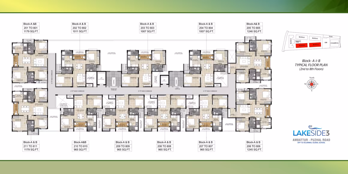 Silversky Lakeside 3, Puzhal – view 17