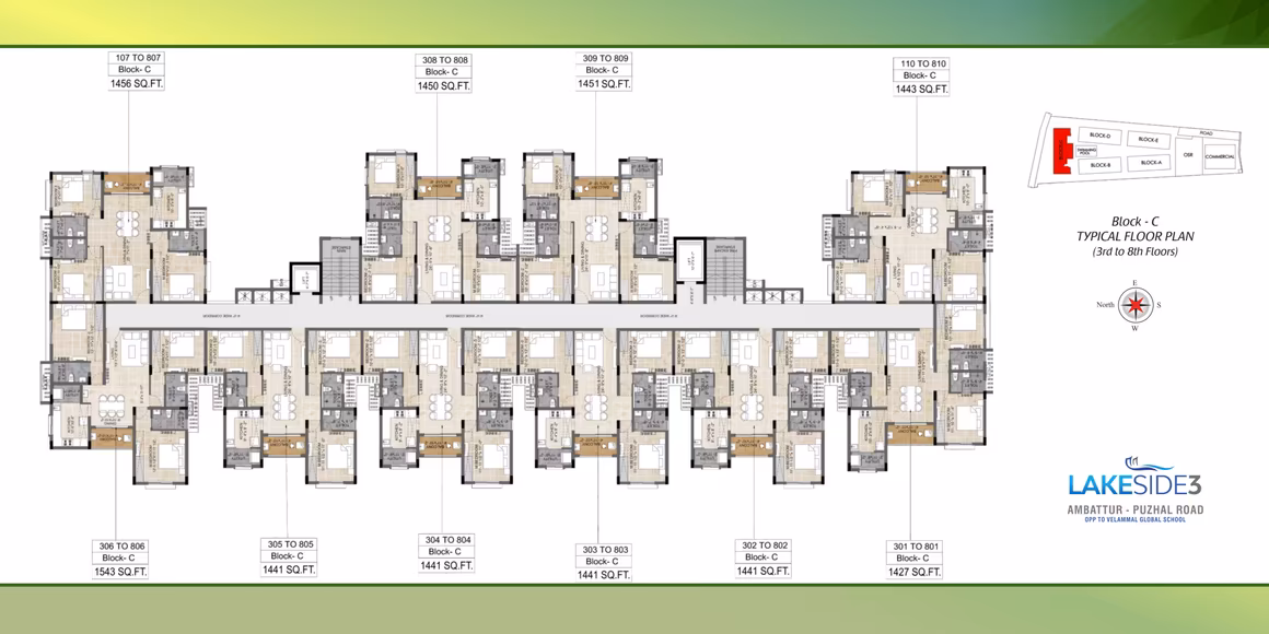 Silversky Lakeside 3, Puzhal – view 16