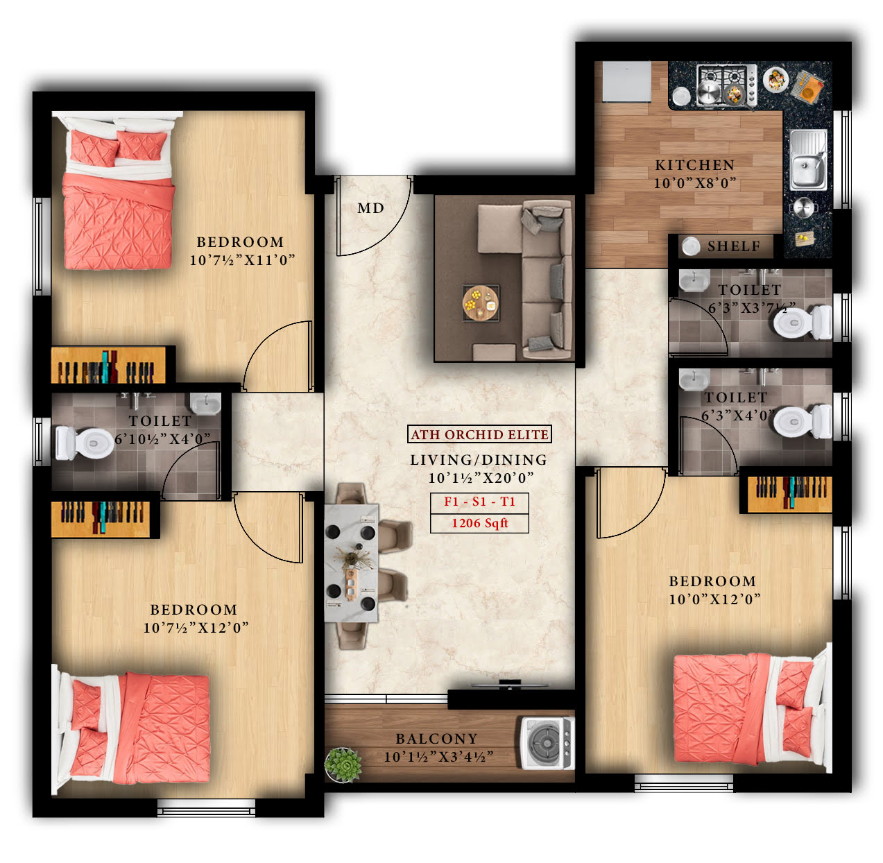 ATH Orchid Elite, Tambaram West Tambaram – view 3