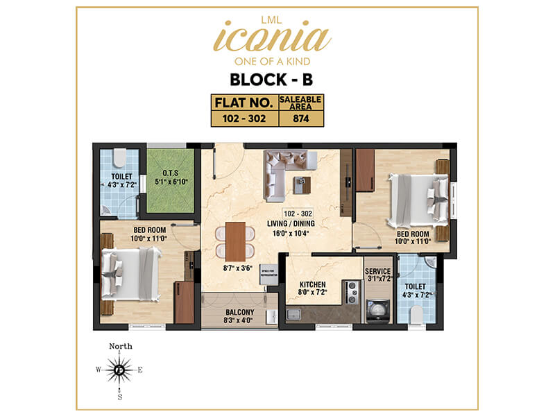 LML Iconia, Kattupakkam – view 3