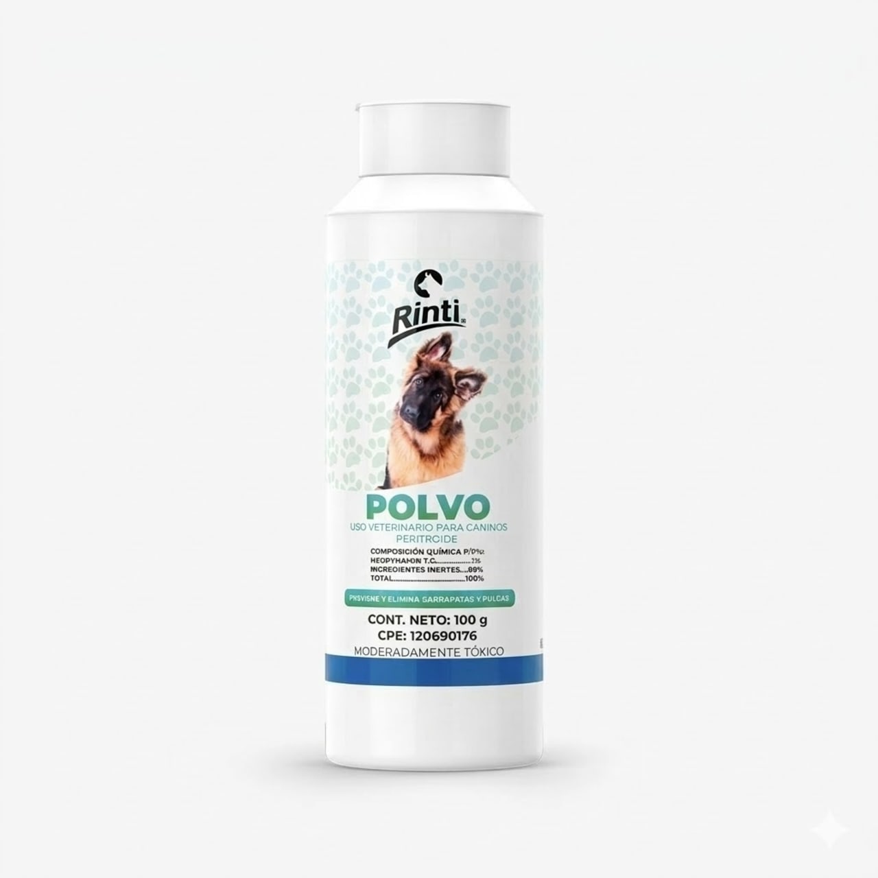 Rinti Polvo Desodorante 100 Gr - Control de Humedad y Mal Olor en la Piel