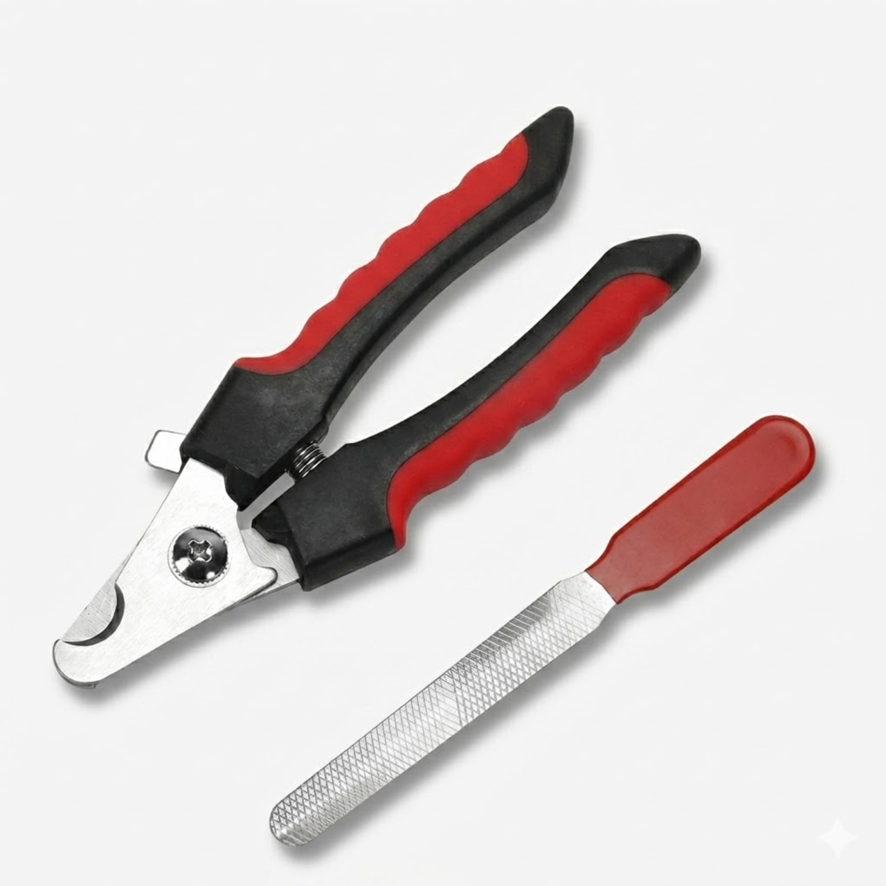 Set de Cortaúñas para Mascotas Pequeñas Pets Kingdom con Lima de Acero Inoxidable y Mango Ergonómico de Alta Precisión.