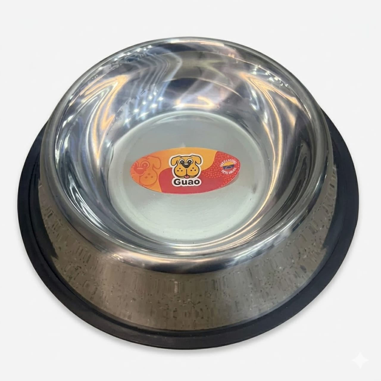 Comedero Metálico Acero Inoxidable 18cm Higiénico Duradero GUAO