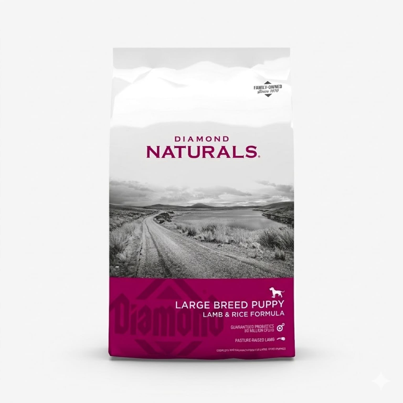Diamond Naturals Alimento para Cachorros de Raza Grande - Sabor Cordero y Arroz 2 kg - Imagen 1
