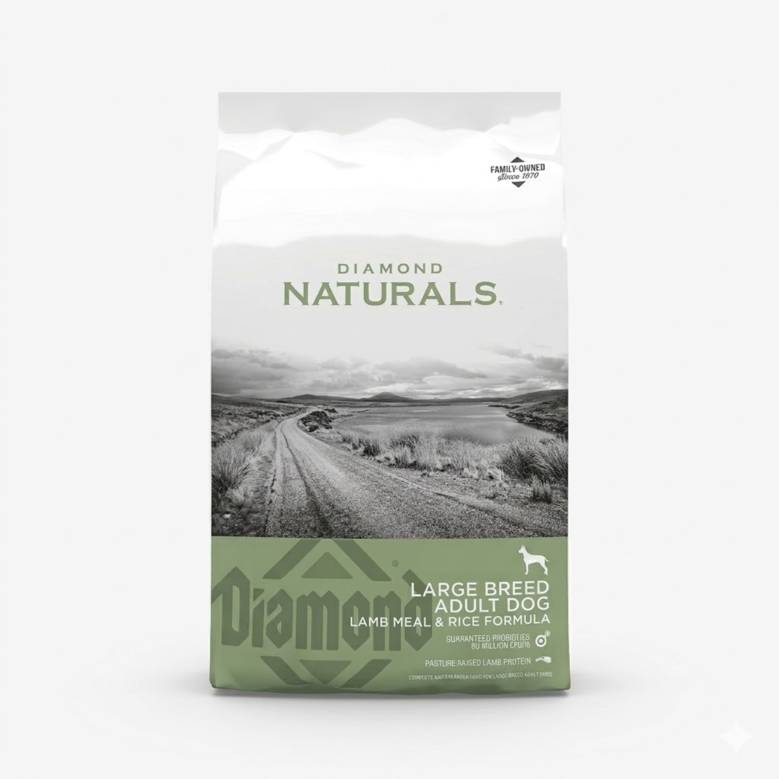 Diamond Naturals Alimento para Perros Adultos de Raza Pequeña - Sabor Cordero y Arroz 7,5 kg - Imagen 1