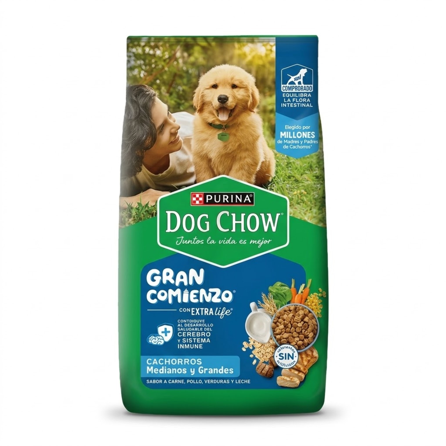 Purina Dog Chow 8 Kg Alimento Seco para Cachorros Razas Medianas y Grandes - Imagen 1