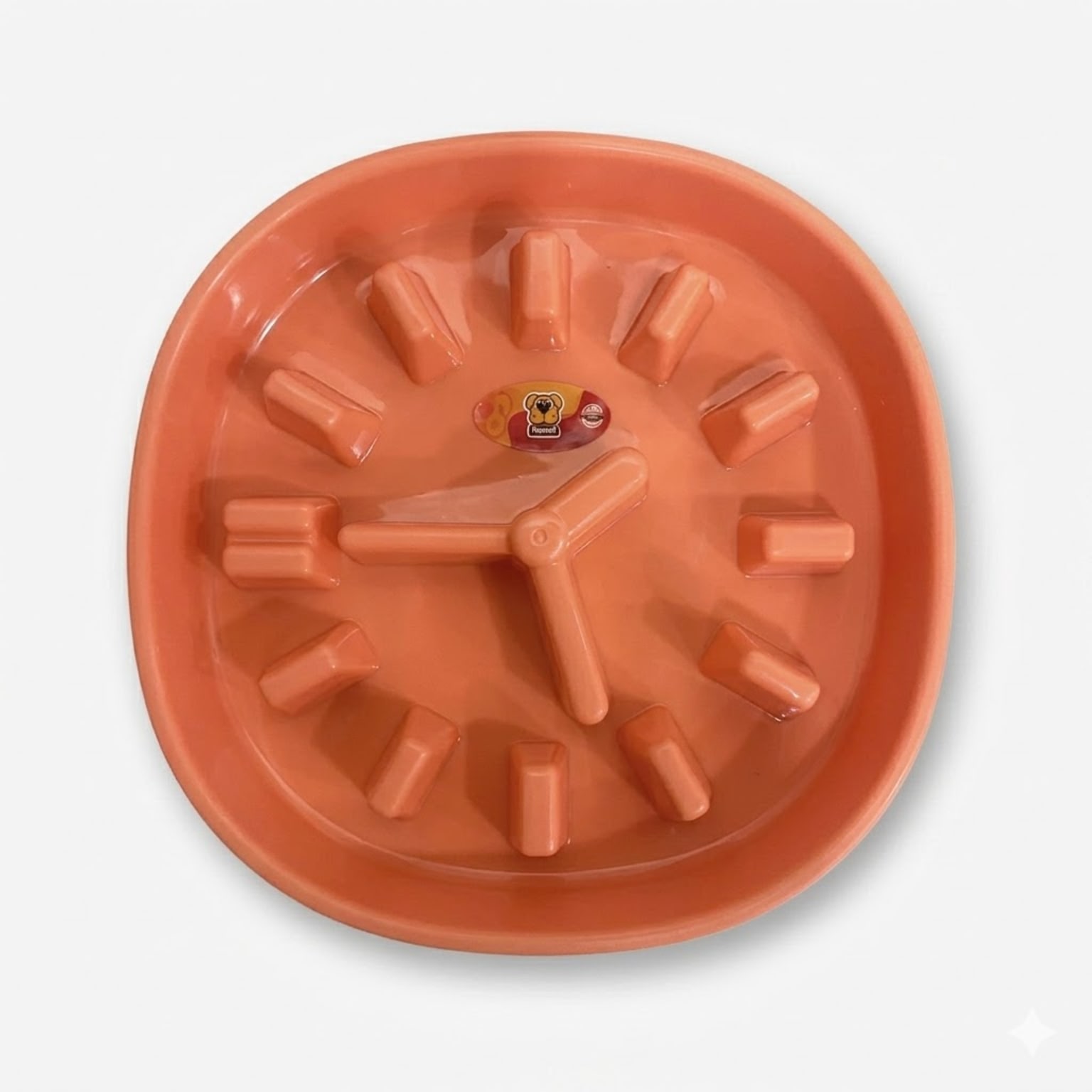 Comedero Antiestrés Forma Reloj Reduce Ansiedad Mascotas Color GUAO - Imagen 1