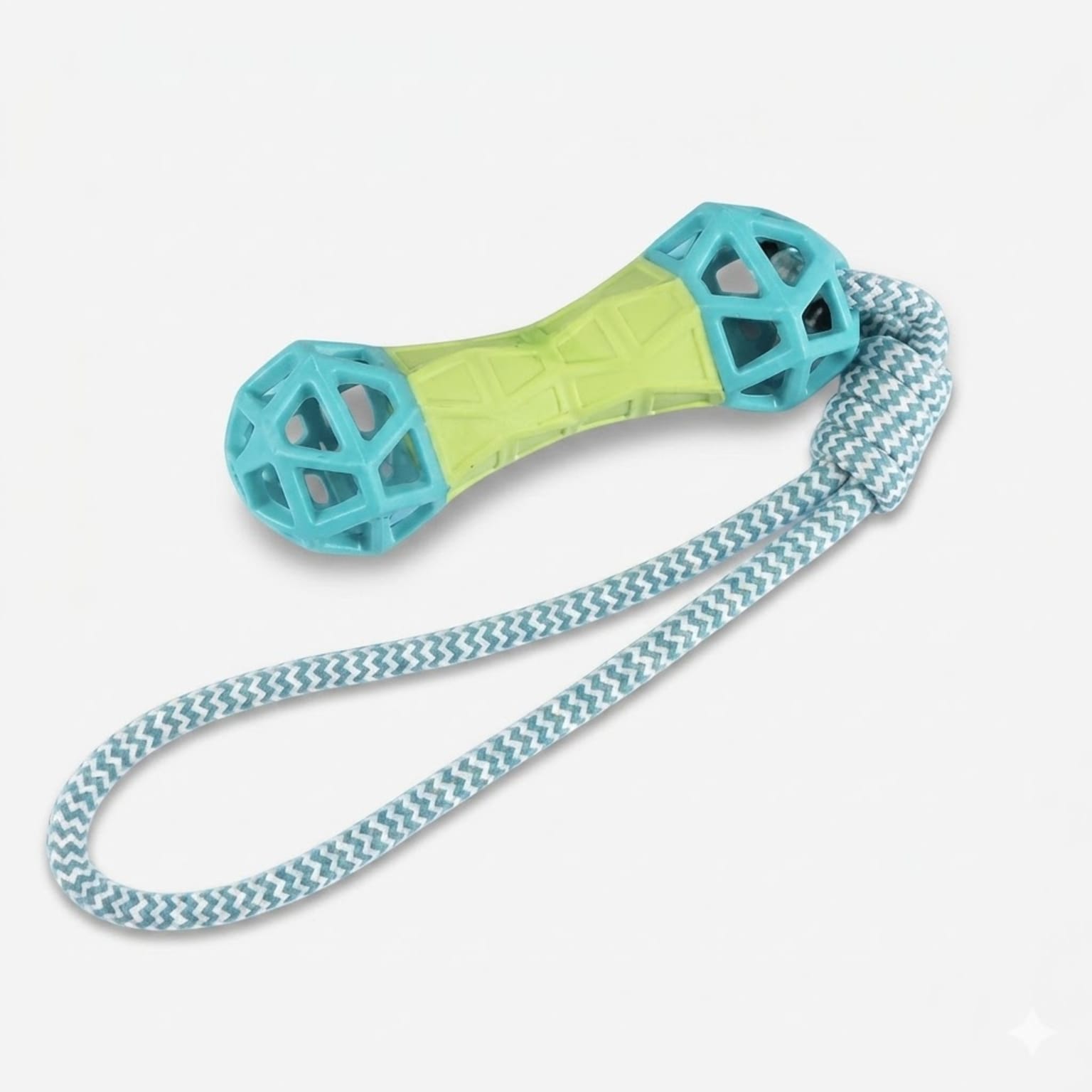 Juguete Hueso Drenaje para Morder 18.6cm GUAO Higiene Dental Mascotas - Imagen 1