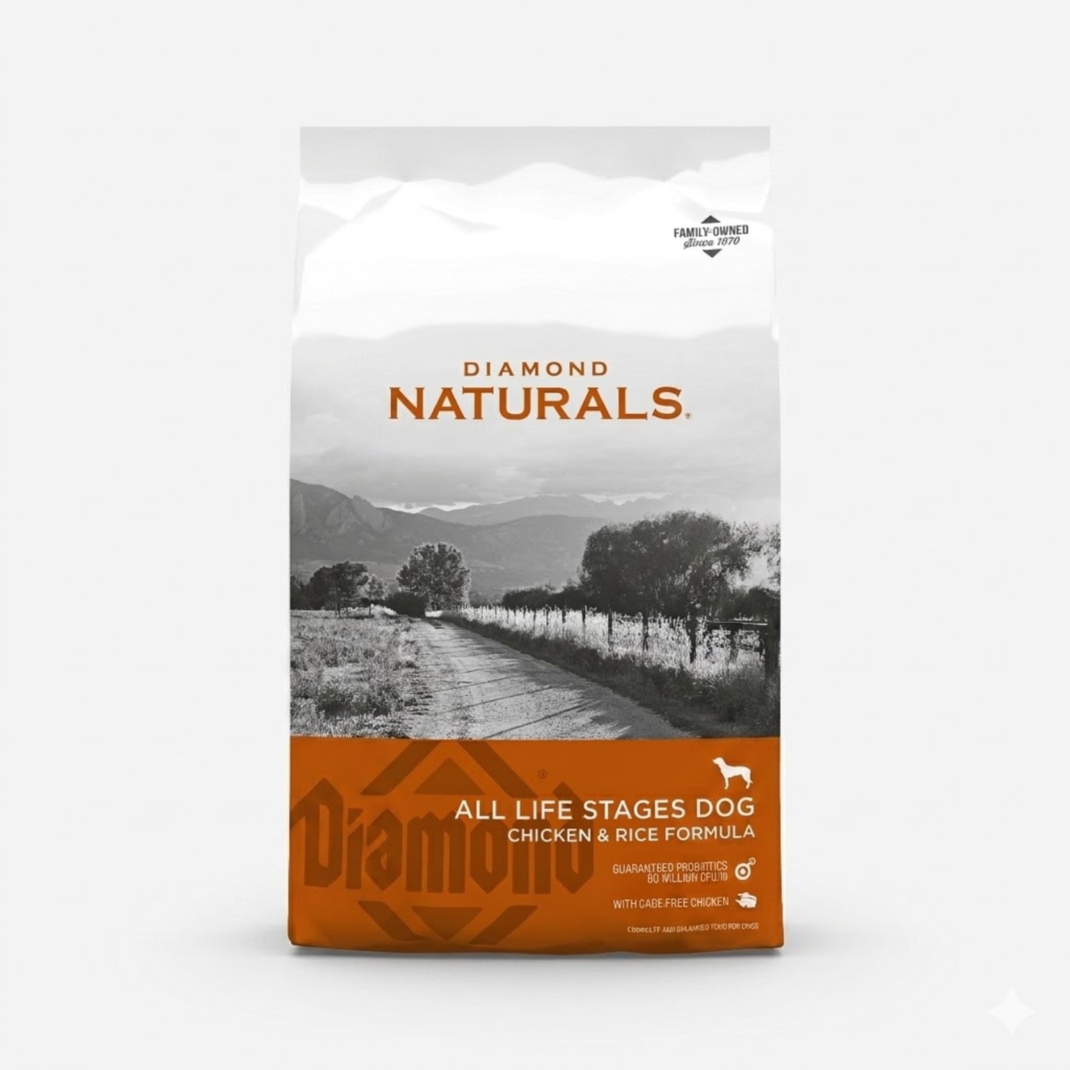 Diamond Naturals Alimento para Perros de Todas las Etapas sabor a Pollo y Arroz 2 kg - Imagen 1