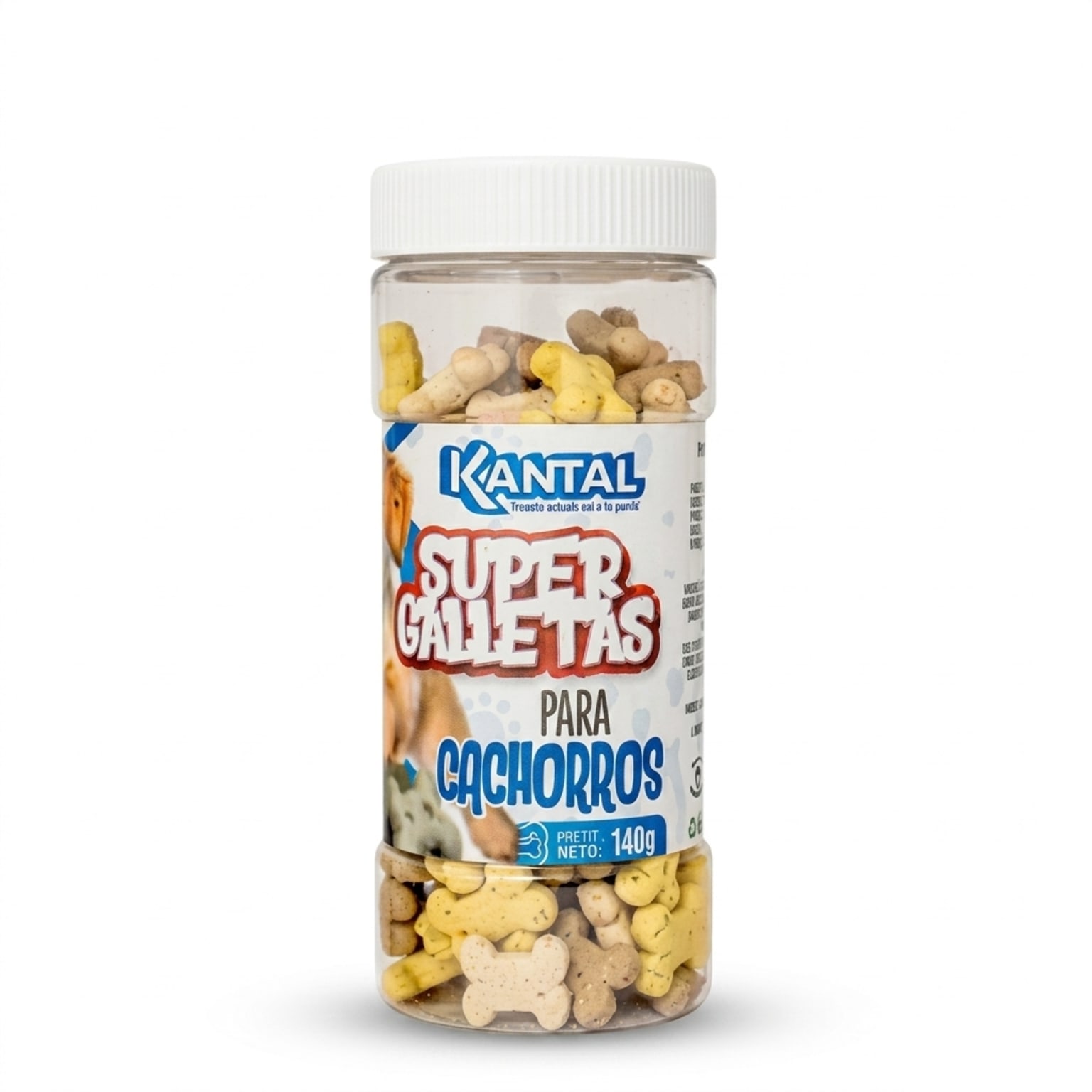 Kantal Super Galletas para Cachorros 140 Gr - Premios Nutritivos para el Crecimiento y Adiestramiento - Imagen 1