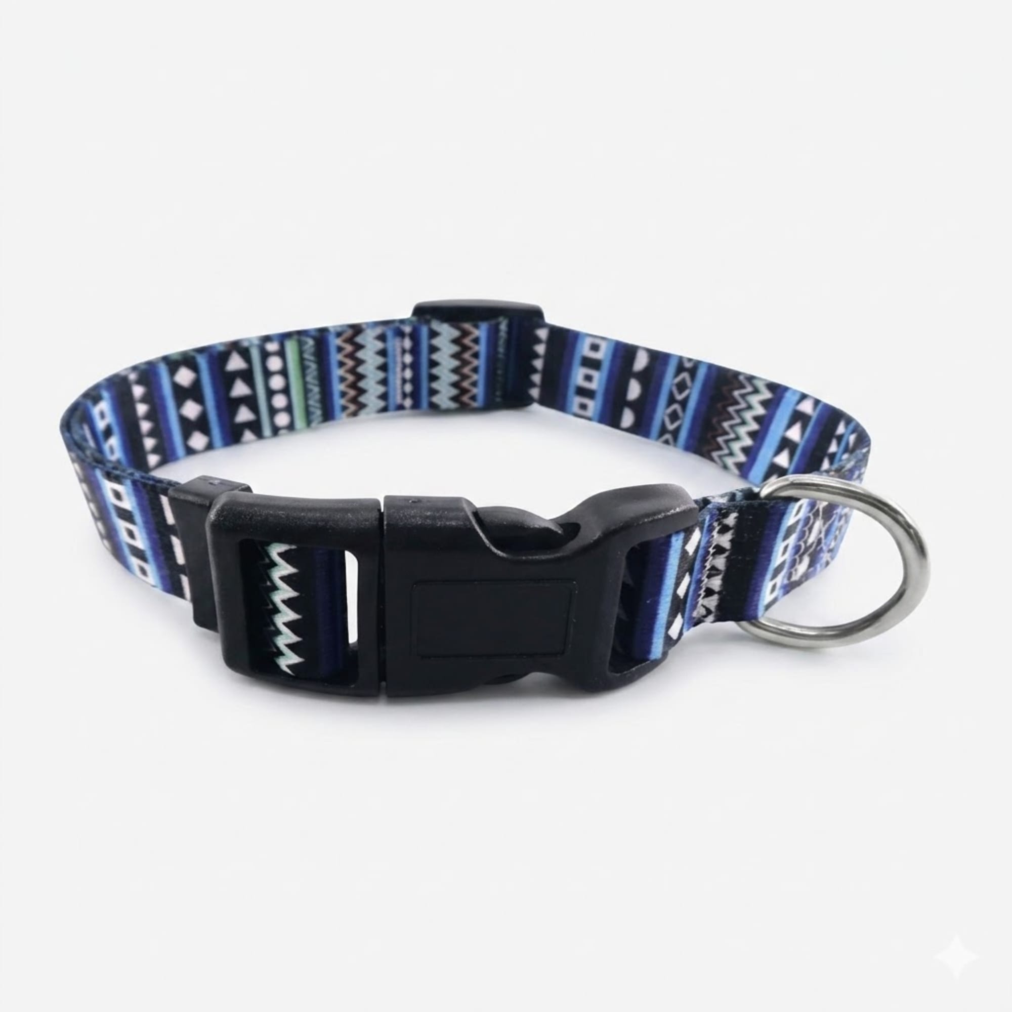 Collar con Impresión Digital Talla L Seguridad Nocturna Mascotas