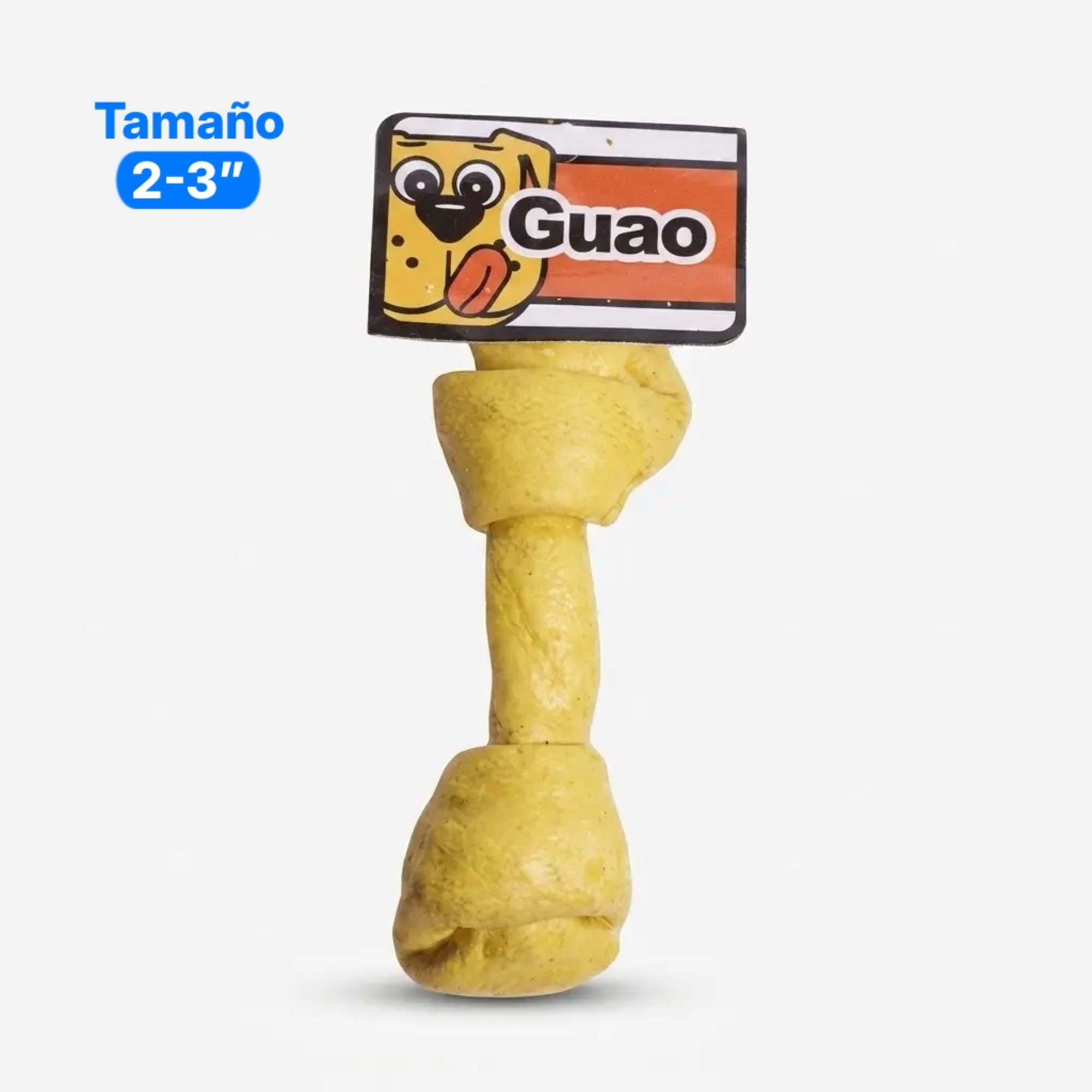 Hueso en Carnaza Pollo Natural Tamaño 2-3" Masticable Nutritivo Perros
