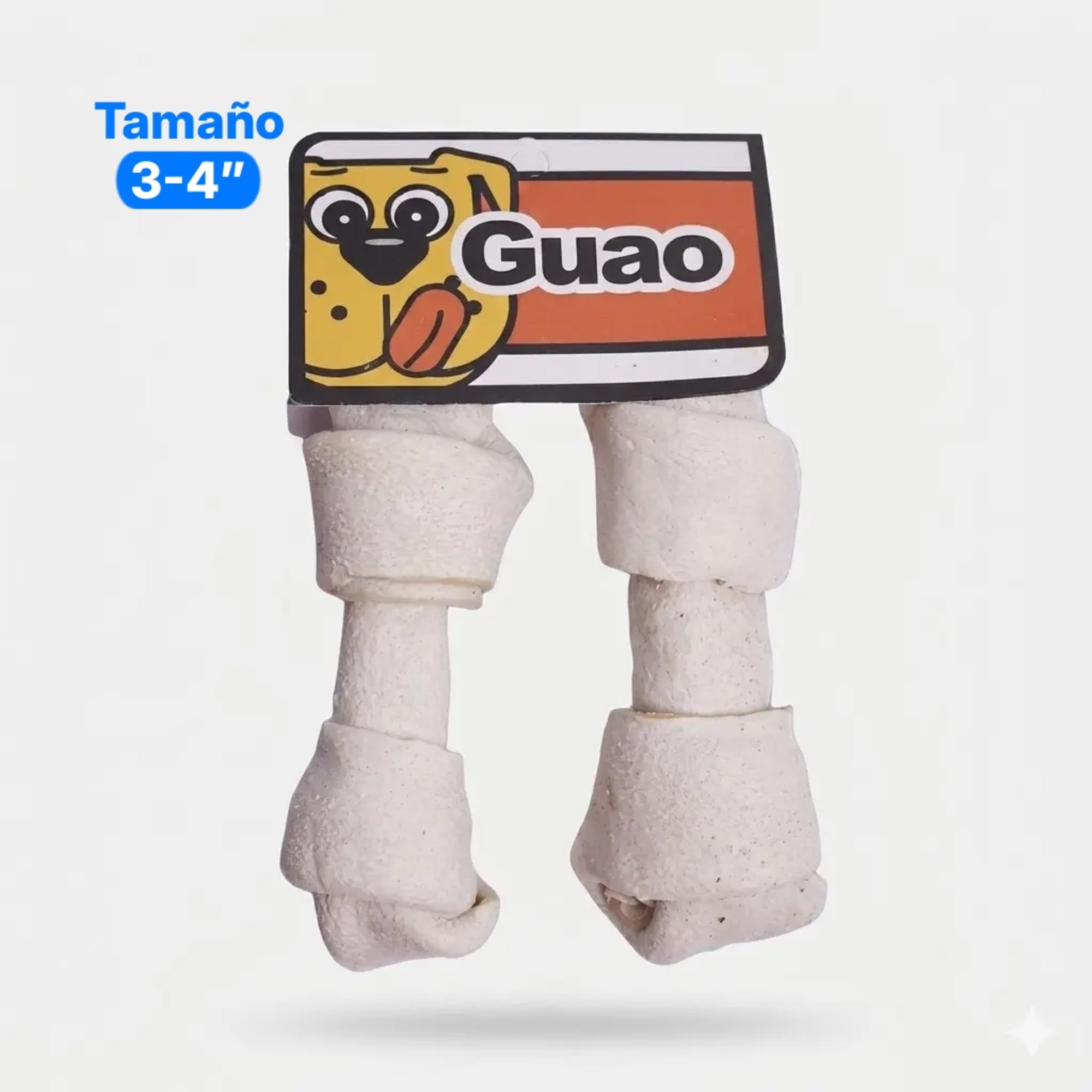 Hueso Blanco Natural 3-4 Pack 2 Unidades Masticable Nutritivo Perros