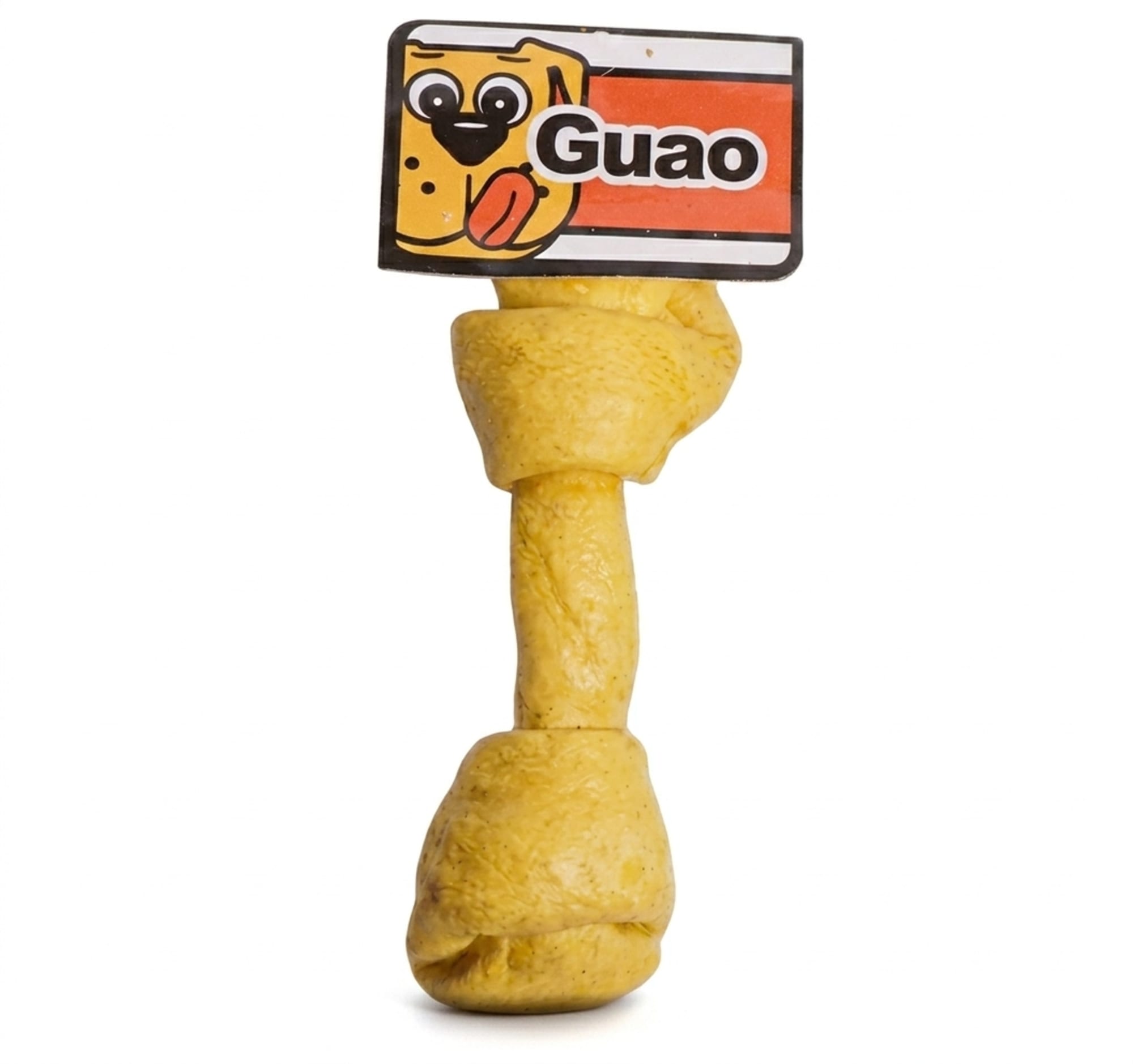 Hueso en Carnaza Pollo Natural Tamaño 6-7" Masticable Nutritivo Perros