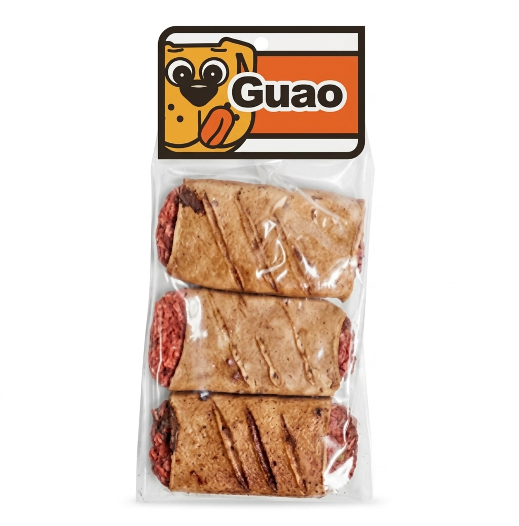 Burguer Can Natural en Carnaza Pack 3 Unidades Snack Nutritivo Perros