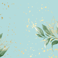 Green & Gold Leaf